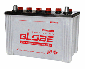 ẮC QUY KHỞI ĐỘNG GLOBE 12V-85AH (20HR), NX120-7